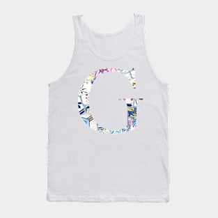 Gaudi Mosaic Barcelona Letter G Tank Top